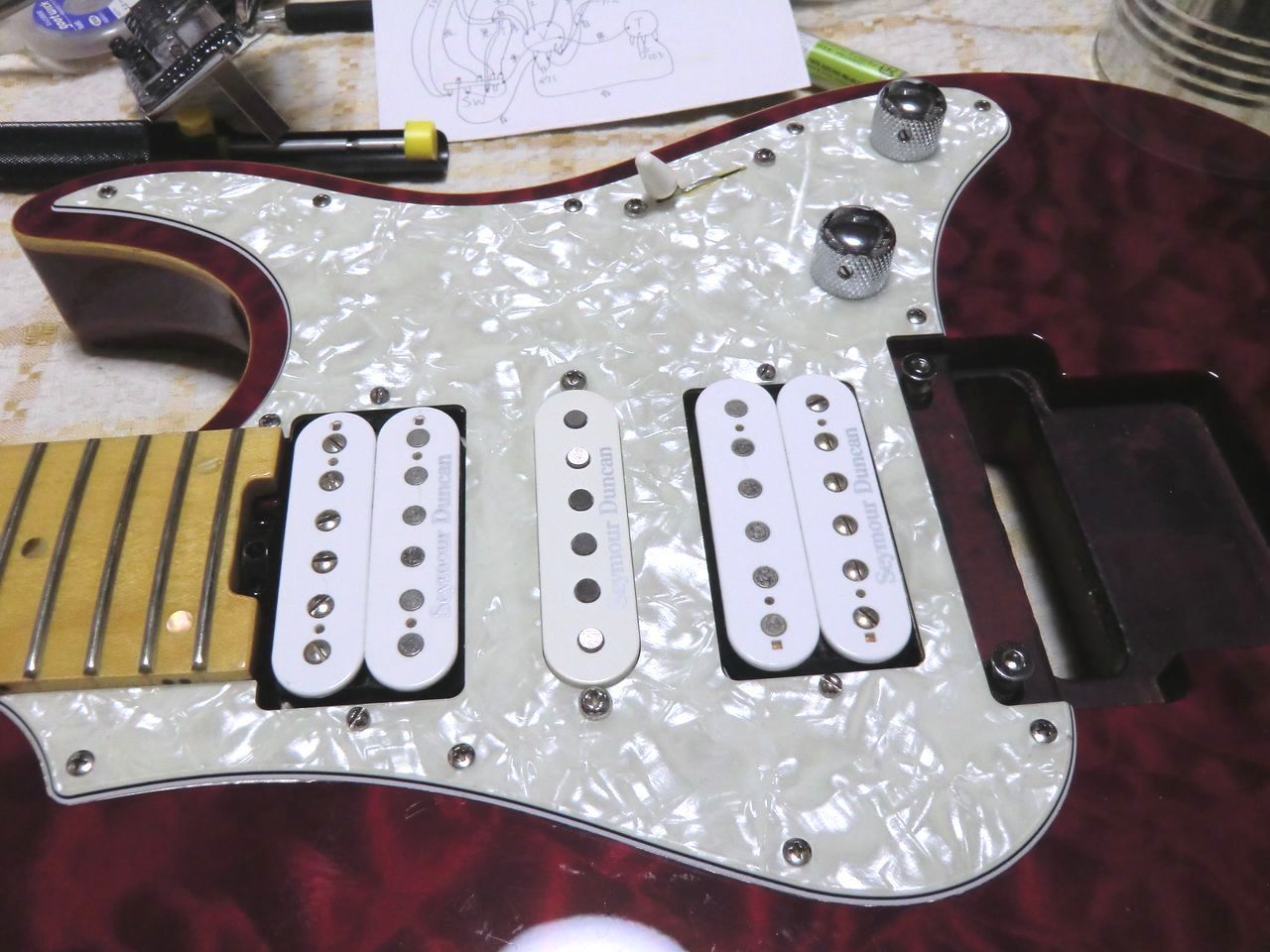 ギターのボリュームポット交換: Do It Myself